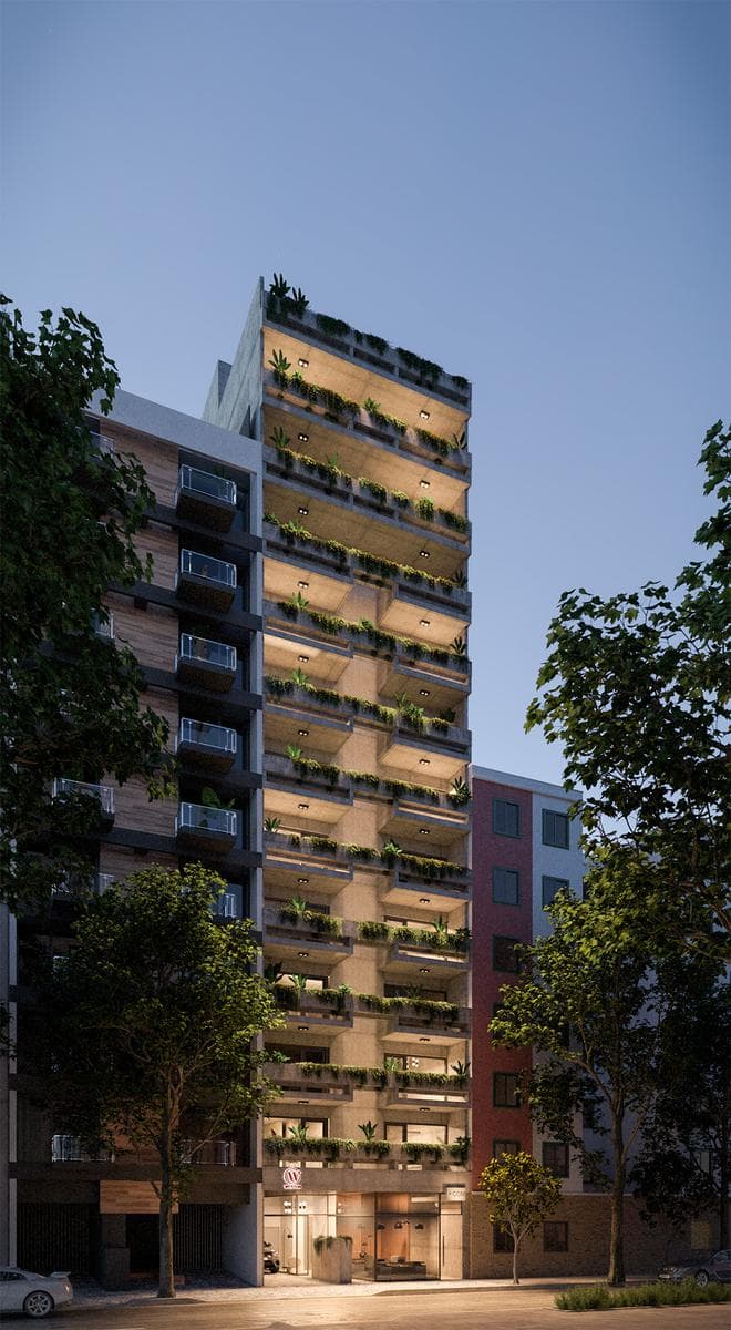 Departamento-Semipiso-3 ambientes-Balcón-Plaza Mitre