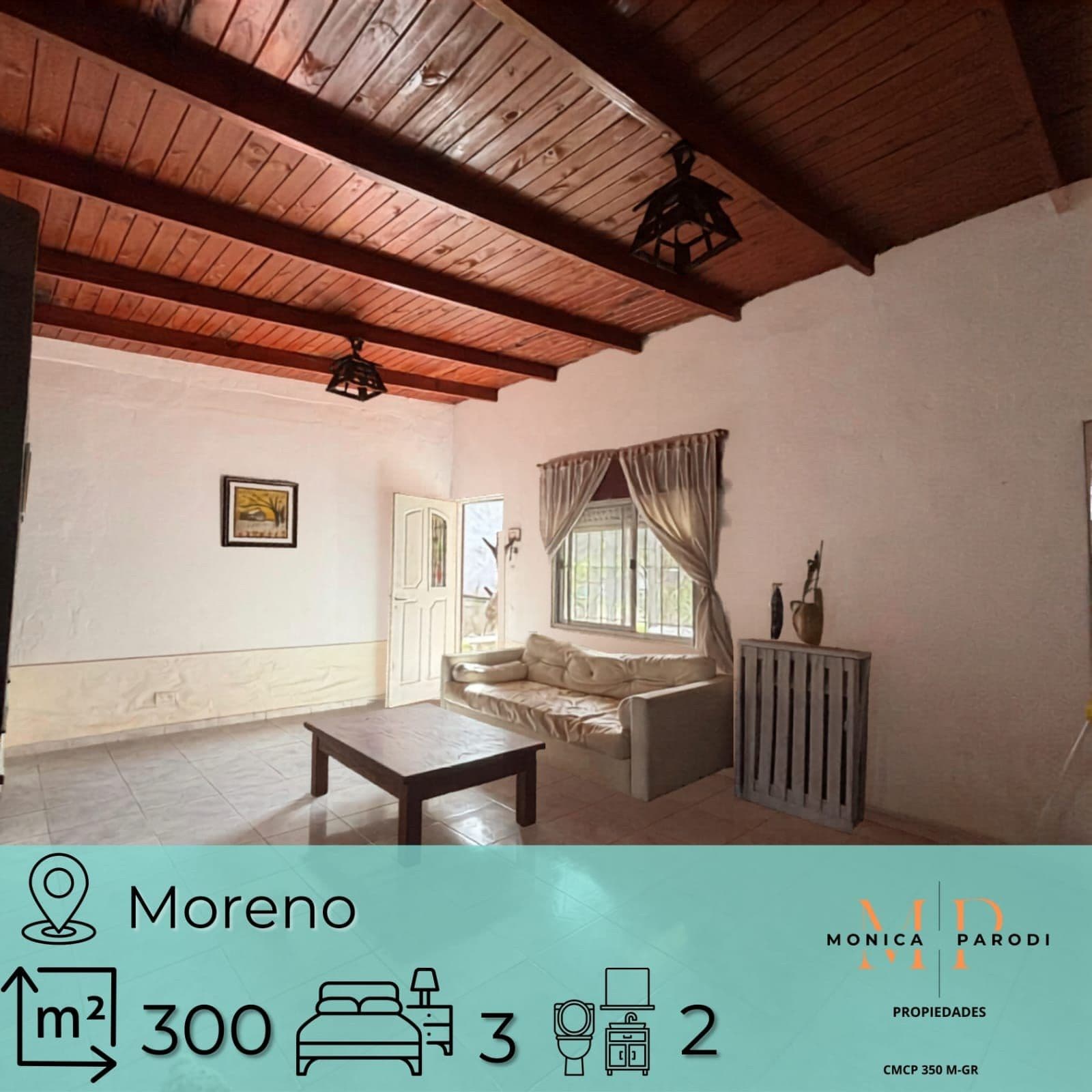 CASA EN VENTA EN MORENO CON DOBLE FUNCIONALIDAD: VIVIENDA ESPACIO ADICIONAL